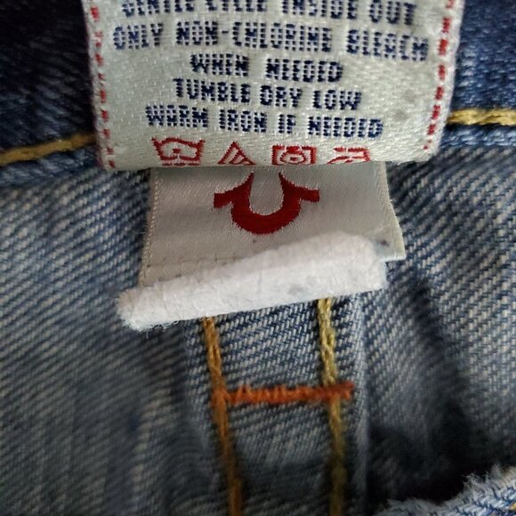 True Religion World Tour Billy Straight Leg Jeans - Picture 6 of 14